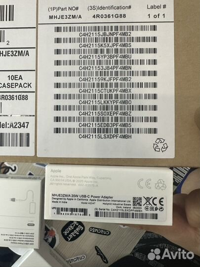 Адаптер Apple 20w Original