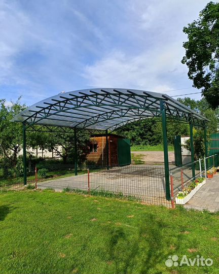 Навес для дачи