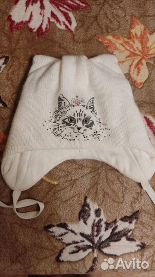 Шапка детская для девочки зимняя