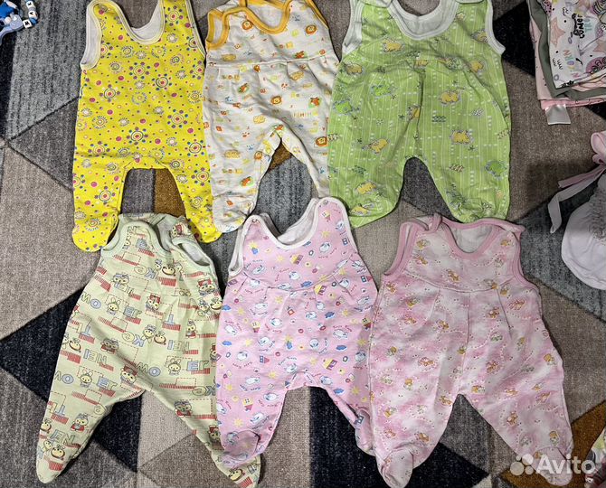 Ползунки на девочку 56-62