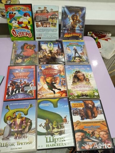 Dvd диски мультфильмы