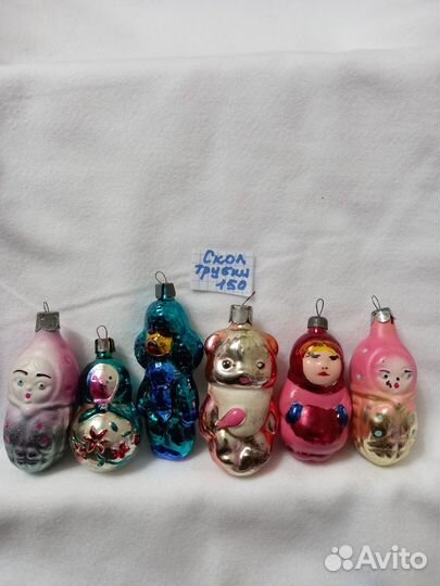 Елочные игрушки СССР