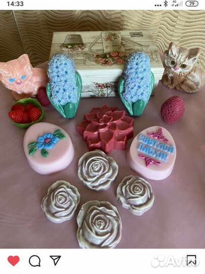 Букеты и поделки из мыла