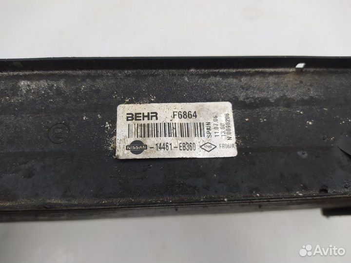 Б/У Б/У Интеркулер behr С датчиком 14461EB360