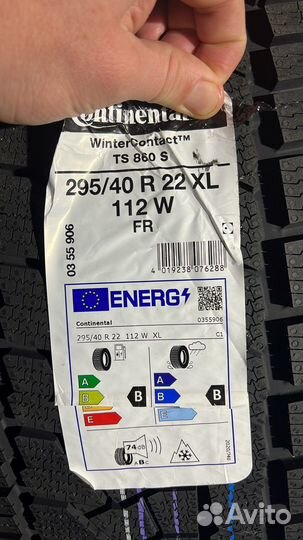 Continental WinterContact TS 860 S SUV 295/40 R22 112W