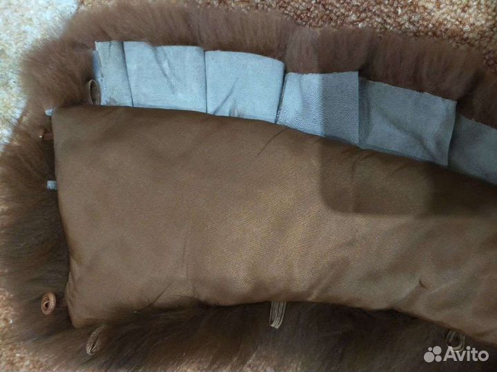 Меховой воротник песец