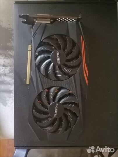 Видеокарта rx580 8gb aorus