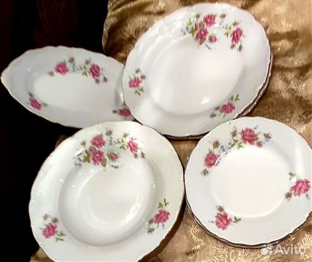 Чешский столовый сервиз. СССР