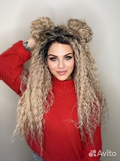 Афрокудри,де косы,пуш ап локоны,термозамещение