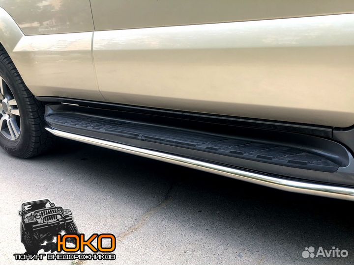 Защита порогов TLC Prado 120