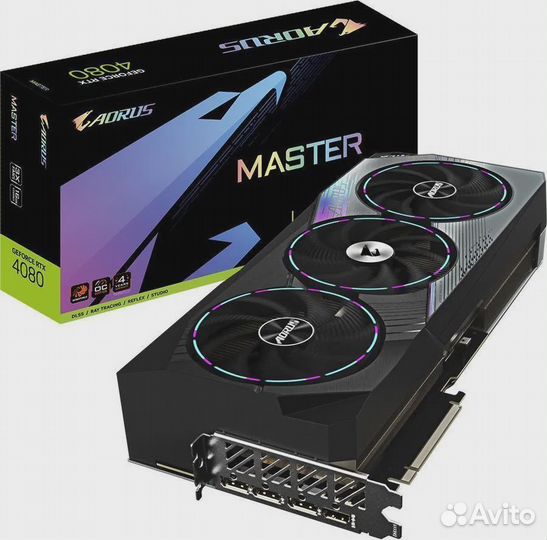 Видеокарта gigabyte GeForce RTX 4080 aorus master