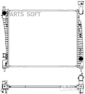 Радиатор охлаждения Джип Гранд Чироки 2010