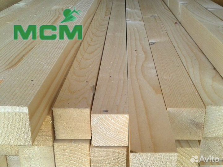 Брус строганный из натуральный сосны