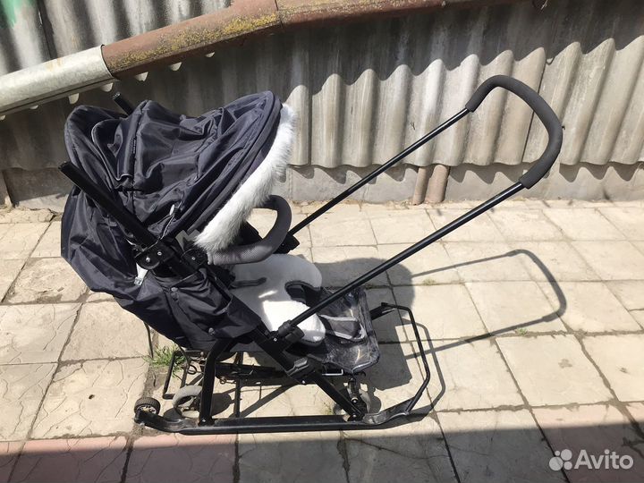 Детские санки коляска