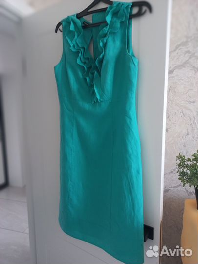 Платье лен 48