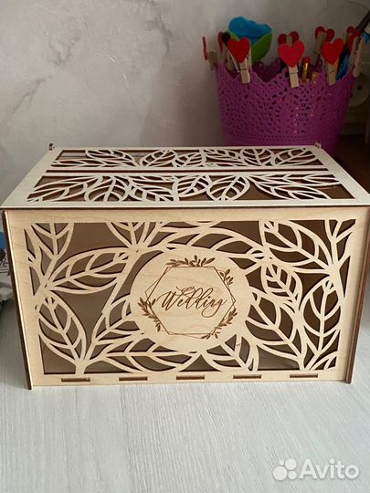 Свадебная коробочка для денег
