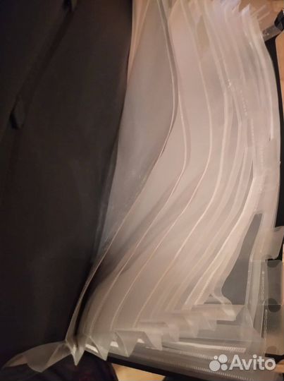 Чёрная папка-органайзер для документов