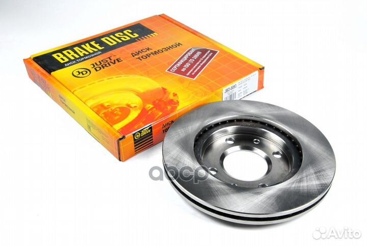 Диск тормозной передний DF1221 (247,5x20,4) JBD