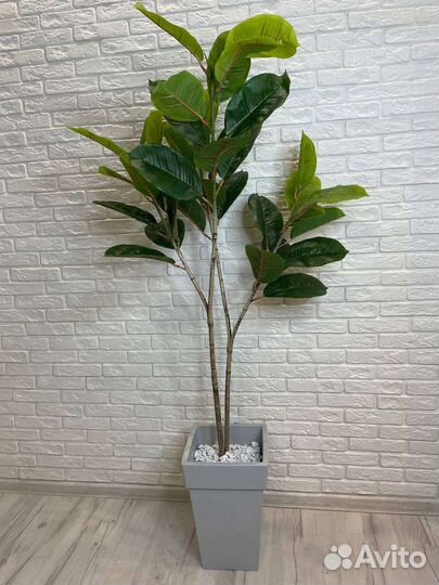 Искусственный фикус крупнолистовой