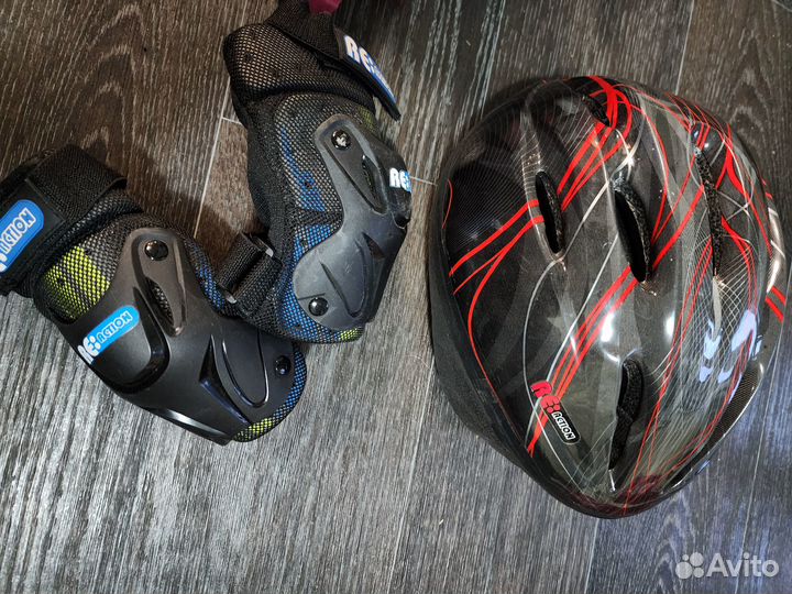 Шлем и наколенники