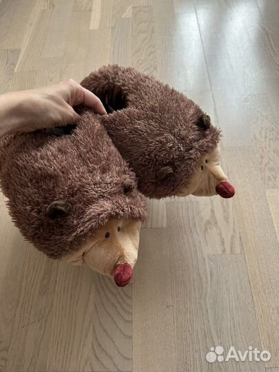 Тапочки ежики