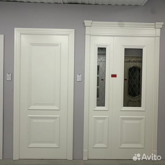 Двери межкомнатные остеклённые