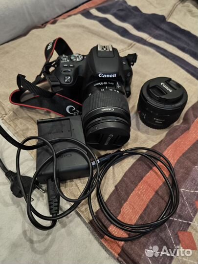 Зеркальный фотоаппарат canon eos 200d