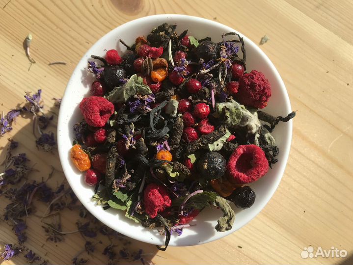 Иванчай 500г, с ягодами 250г и со смородиной 250г