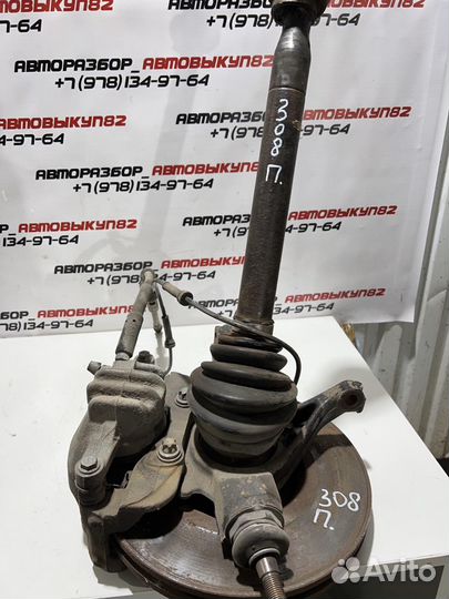 Передний правый поворотный кулак Пежо 308