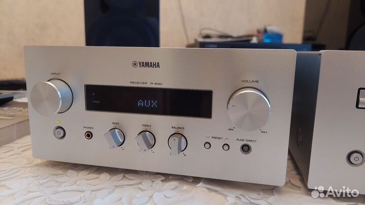 Музыкальный центр yamaha BD-940,R-840 silver