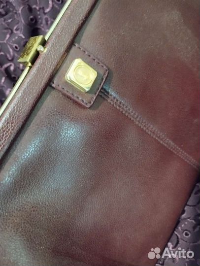 Сумка клатч натуральная кожа