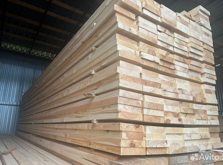 Доска обрезная 50х200х6000мм