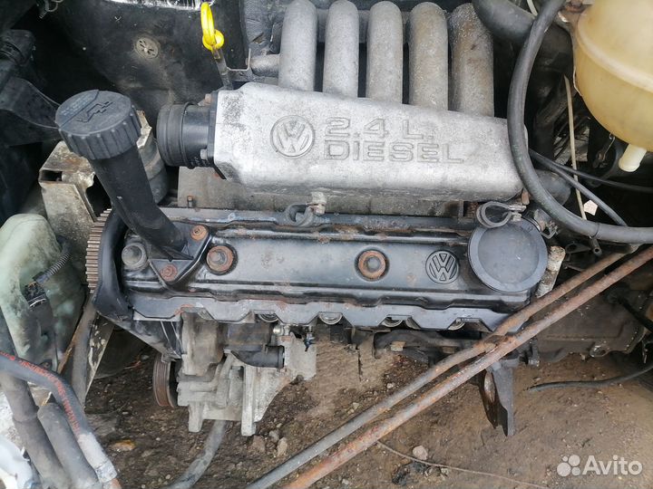 Vw t4 двигатель 2.4AAB, AJA