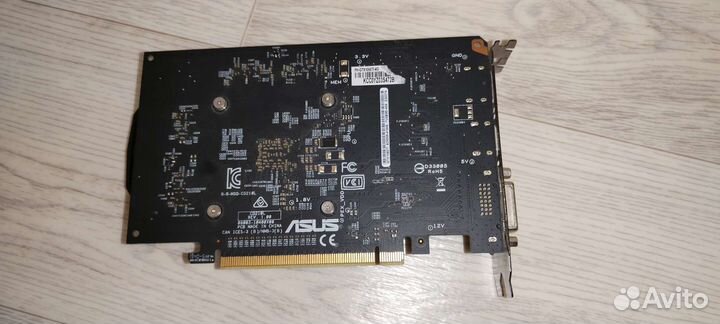 Видеокарта gtx 1050 ti 4gb от asus