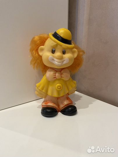 Резиновая игрушка СССР Клоун