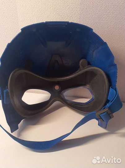 Маска Капитана Америки на пол-лица