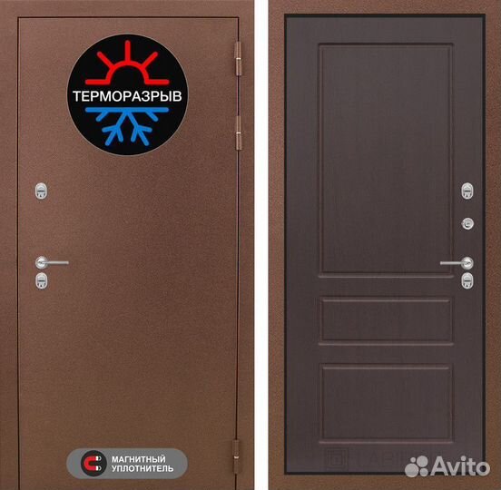 Дверь входная с терморазрывом новая