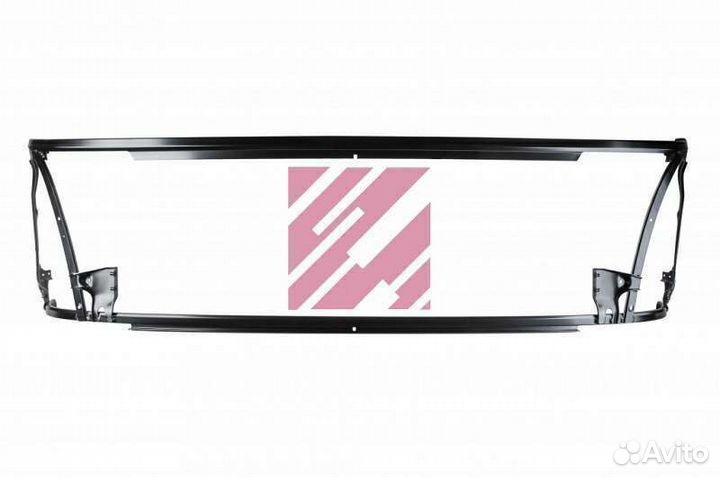 Каркас решетки радиатора черный алюминий скания