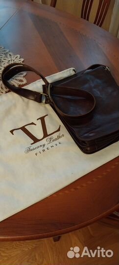 Сумка мужская натуральная кожа италия