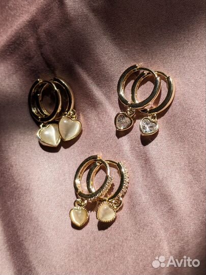 Набор серёжки
