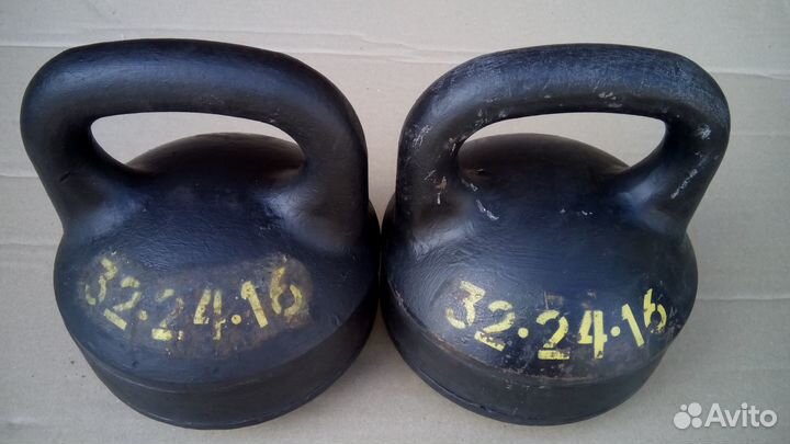 Гири 16-24 разборные парные