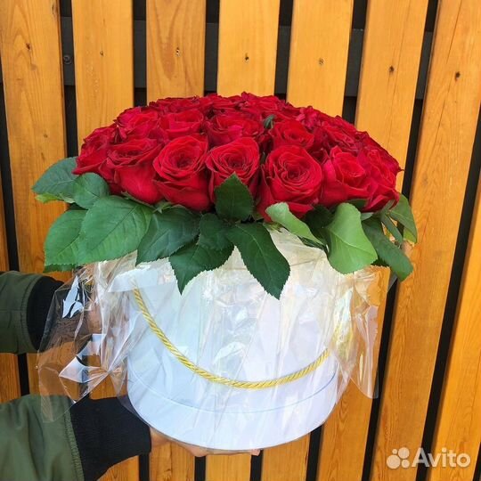 Букет свежих голландских роз 31 шт