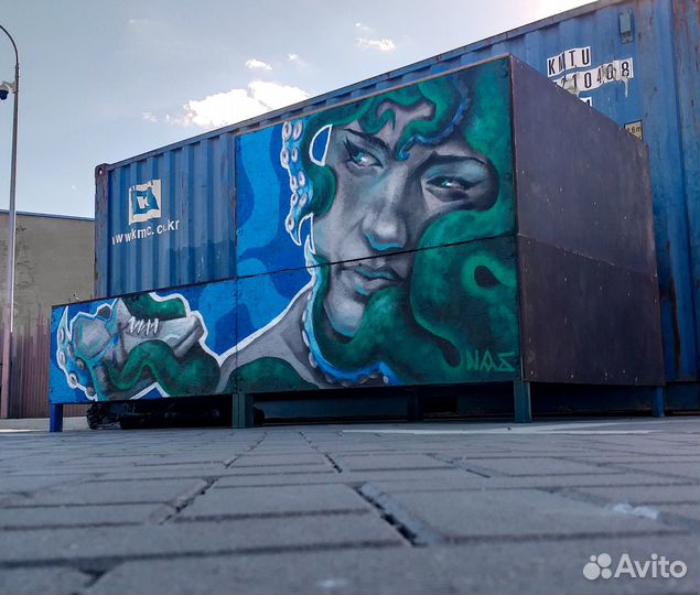 Граффити, стрит-арт, роспись стен, портреты