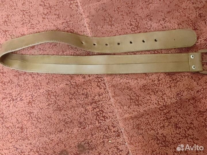 Ремень из натуральной кожи ручной работы