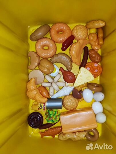 Продукты игрушечные, большой ящик