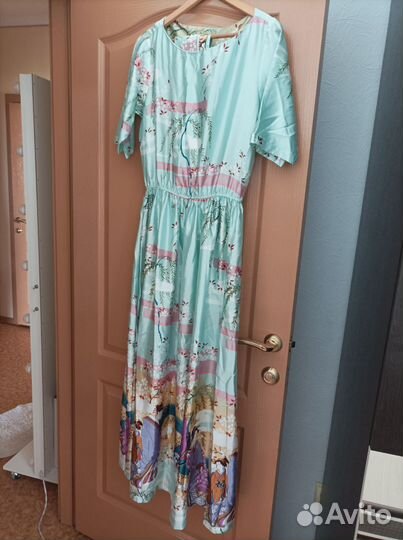 Платье женское гейша 44-46 натуральный шелк