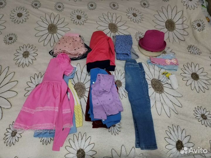 Вещи пакетом на девочку 98-104 см