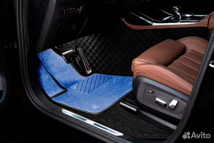 3D Коврики Range Rover Салон Багажник из Экокожи