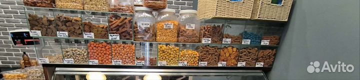 Секции стеклянные для снеков