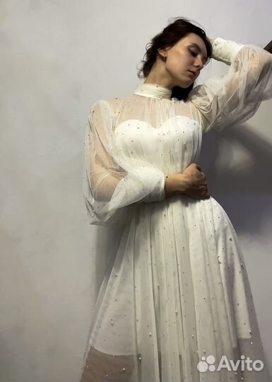 Платье свадебное вечернее выпускное